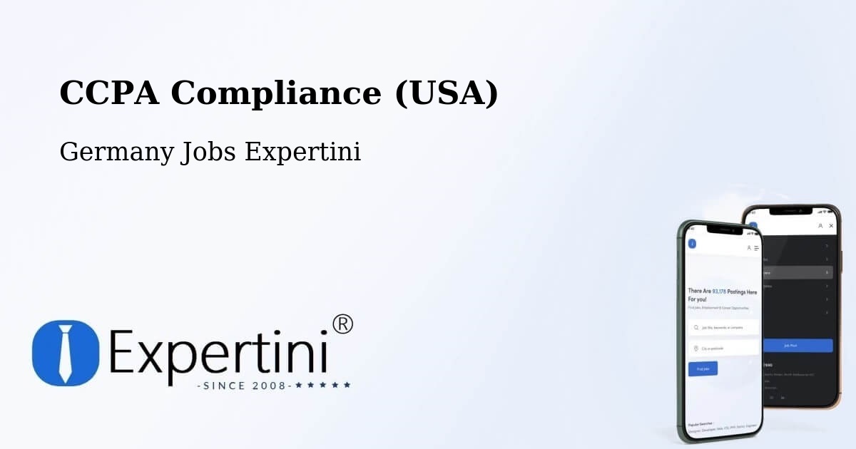 CCPA Privacy Rights & Compliance Notice – Netphen - Germany Jobs Expertini