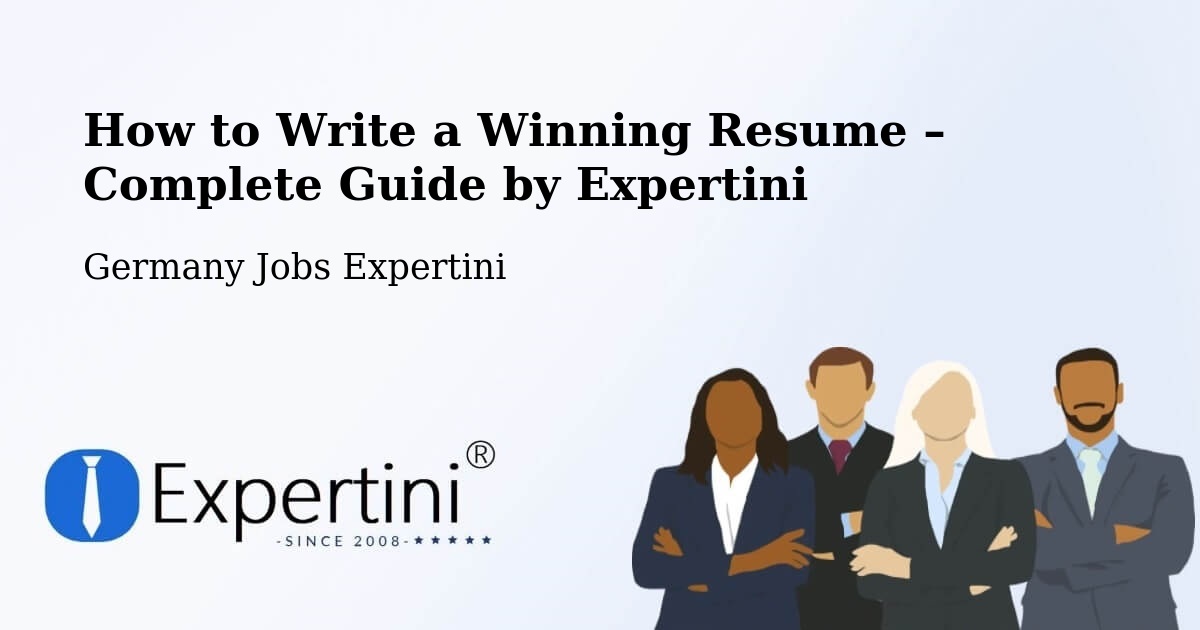 Resume Writing Guide for Job Seekers – Netphen - Netphen, Germany Jobs Expertini