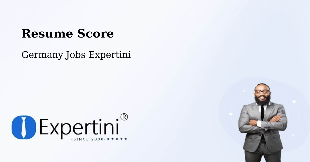 Resume Score & Job Description Match Tool – Netphen - Germany Jobs Expertini